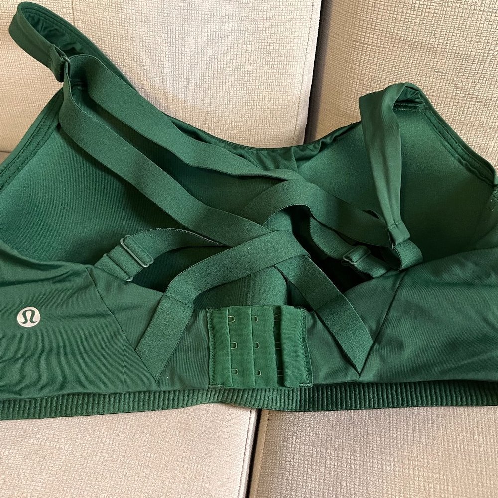 Lululemon Energy Bra High Support 36DDD Green